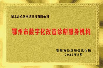 鄂州市數字化改造診斷服務機構